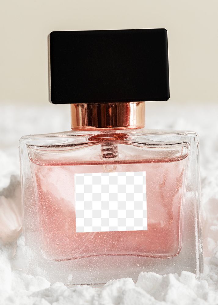 Feminine perfume bottle design element