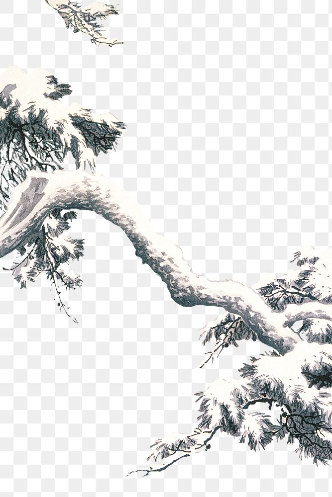 Pine bough design element