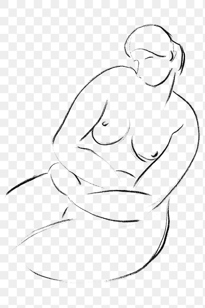 Naked woman showing her breasts, vintage erotic art. Nude woman posing vintage illustration design element