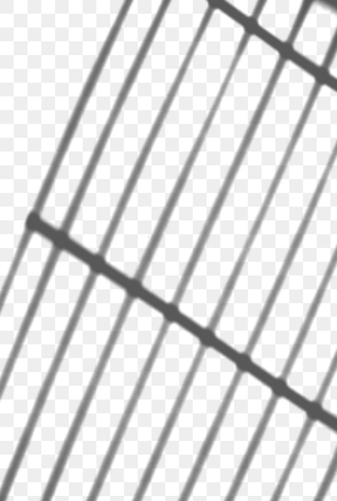 PNG Shadow of wired fence, transparent background