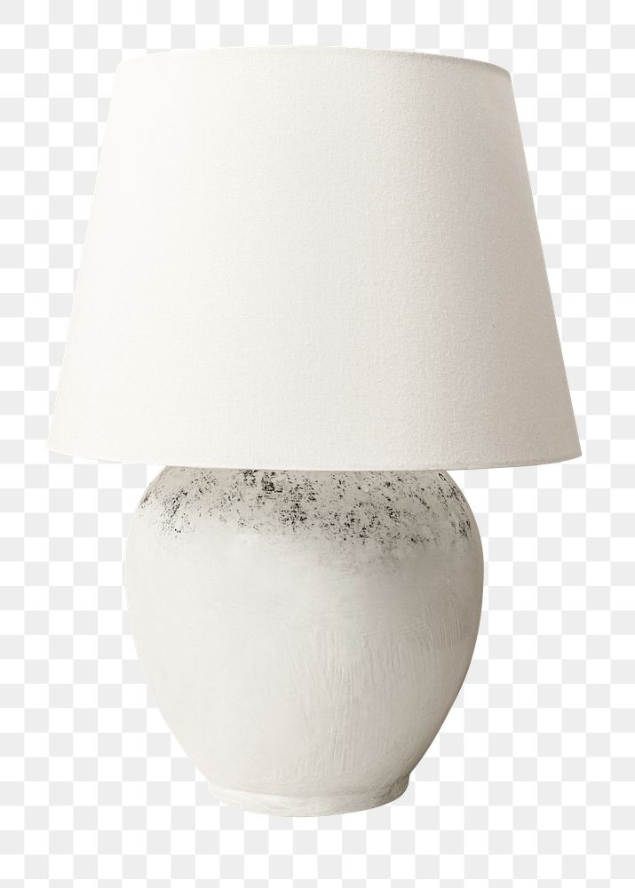 White lamp png cut out