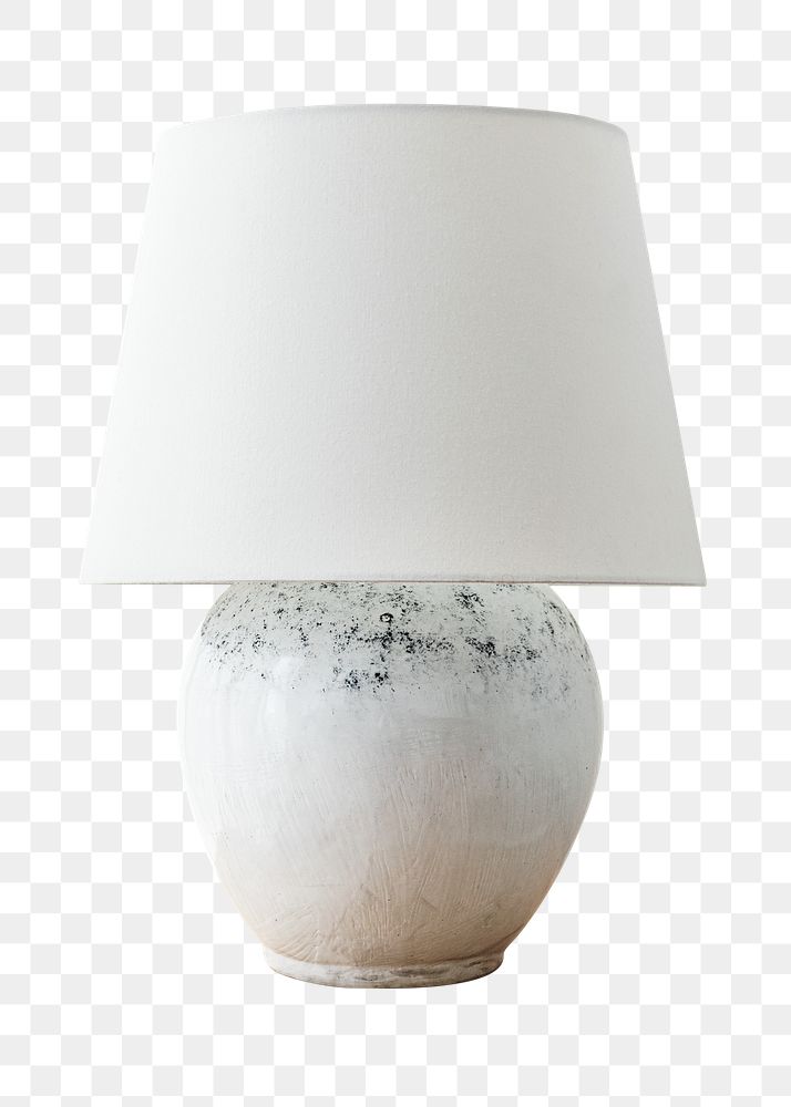 White lamp png cut out