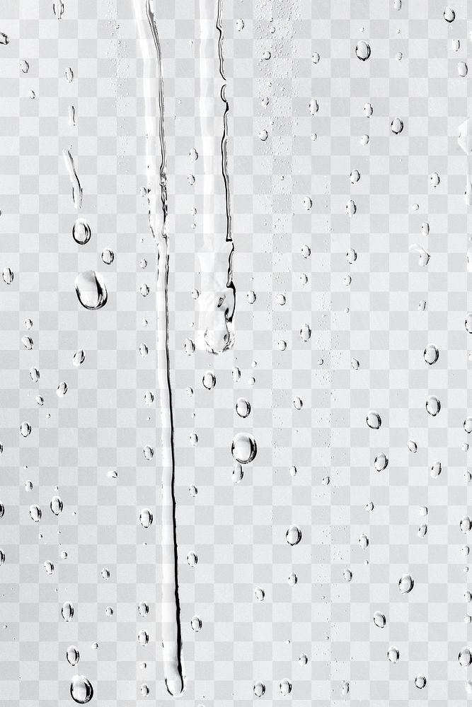 Water drop texture png, transparent background
