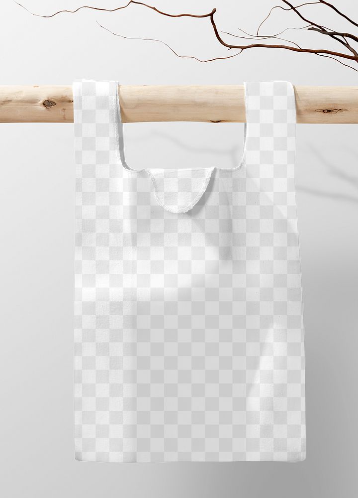 Grocery bag mockup png transparent, environmental friendly product