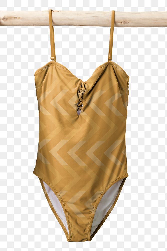 Swimsuit png swimwear, arrow patterned design, women&rsquo;s summer fashion