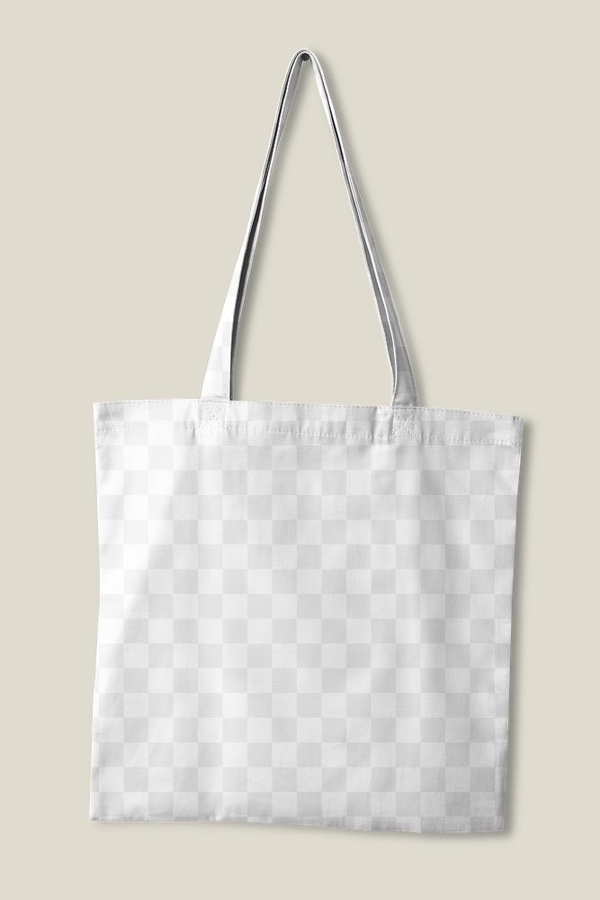 Tote bag mockup png transparent, environmental friendly product