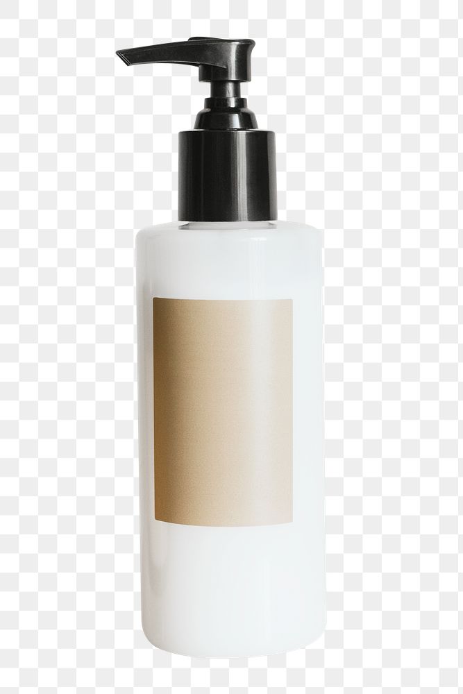 Hand lotion png beauty product packaging