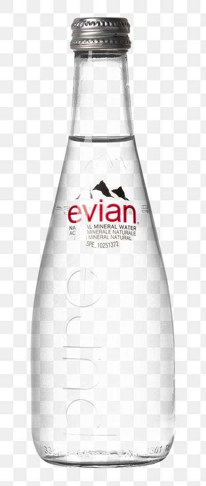 Evian natural mineral water. JANUARY 29, 2020 - BANGKOK, THAILAND