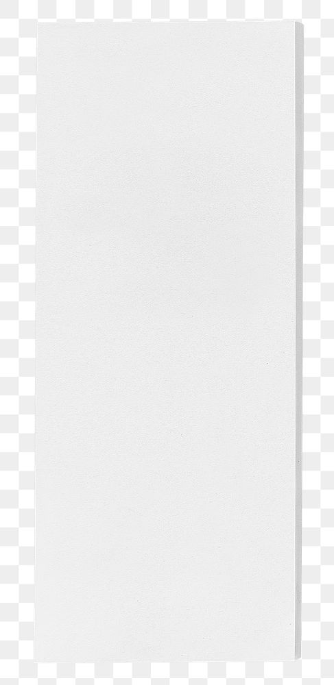 White sticky note design element