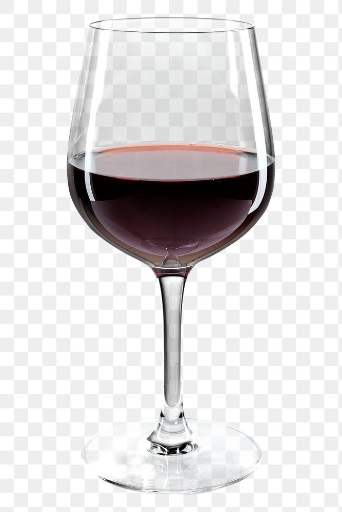 Glass of red wine png