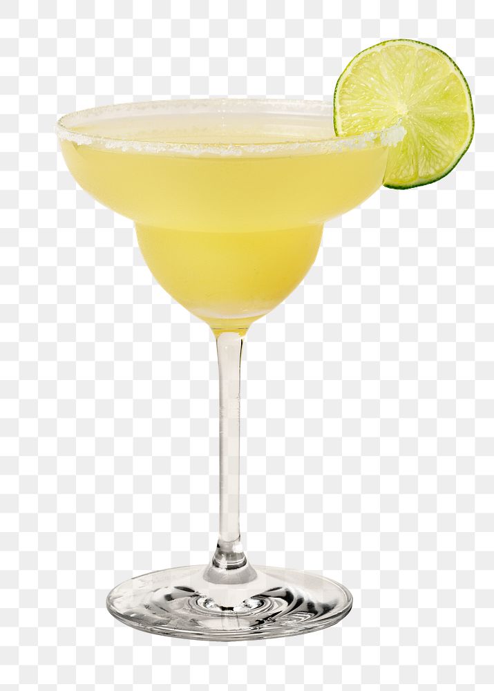 Lemon Margarita cocktail drink transparent png