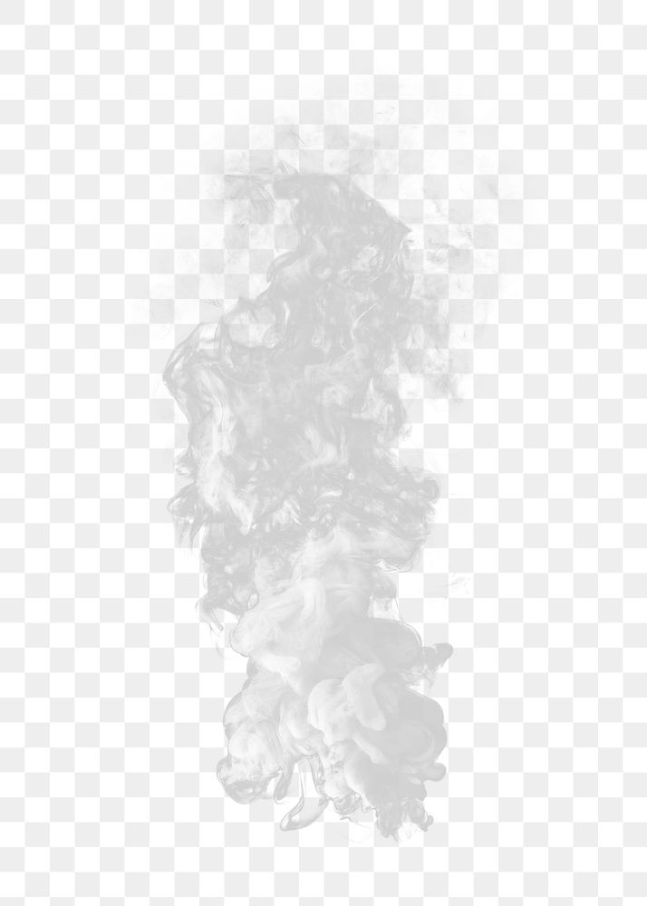 White smoke effect design element