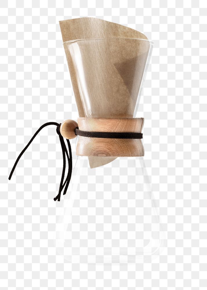 Empty coffee drip pot design element