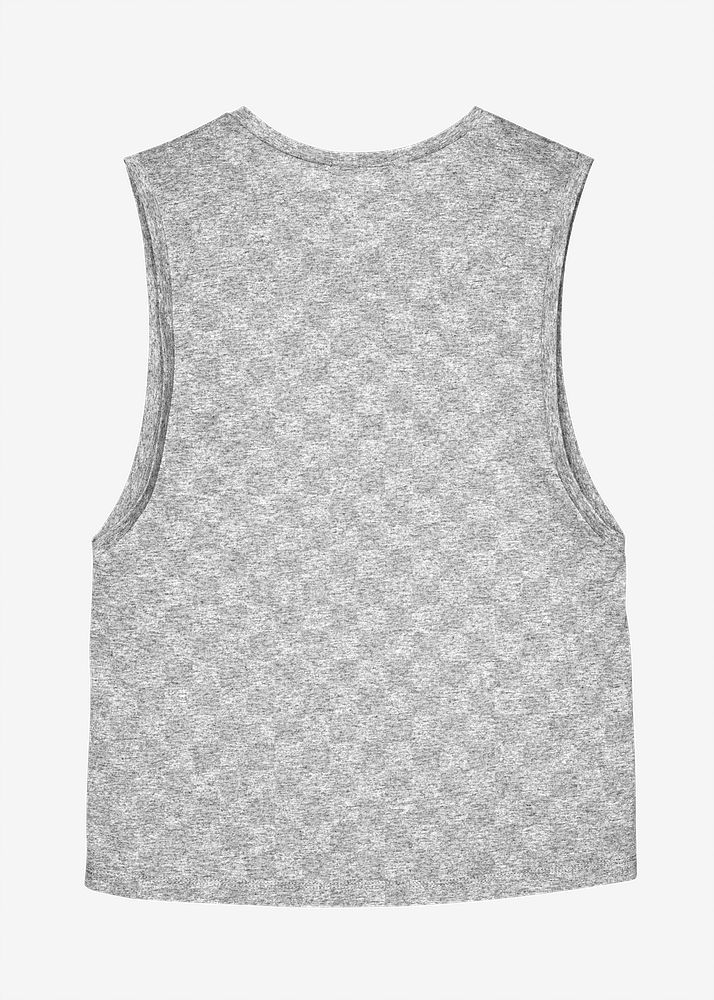 Png sleeveless muscle shirt transparent mockup streetwear fashion