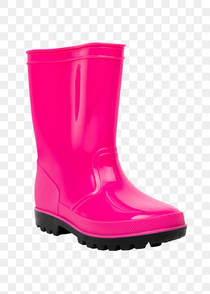Png pink rain boots mockup | Free PNG Sticker - rawpixel
