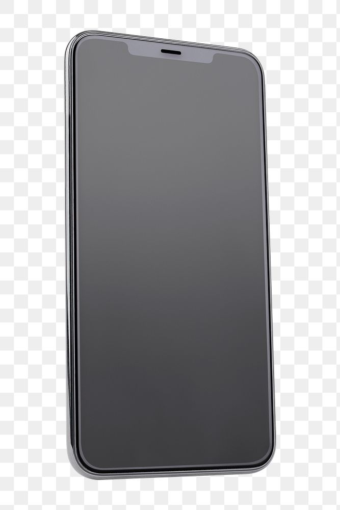 Mobile phone screen png product showcase