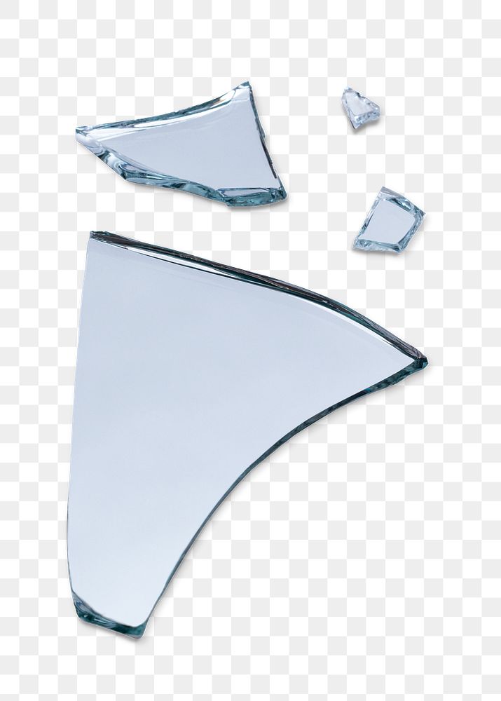 PNG broken glass shard of mirror
