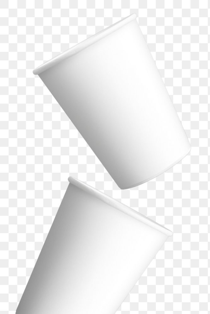 Paper cup png sticker