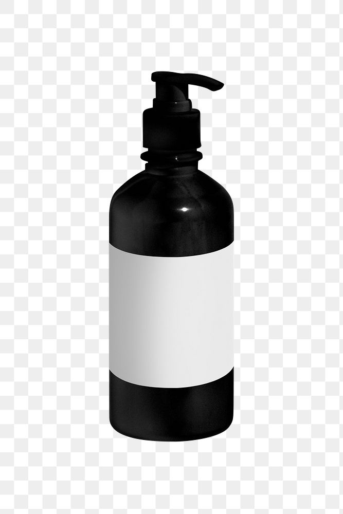 Pump bottle png, product packaging design