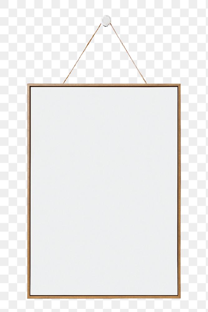 Photo frame png, blank wall home decor