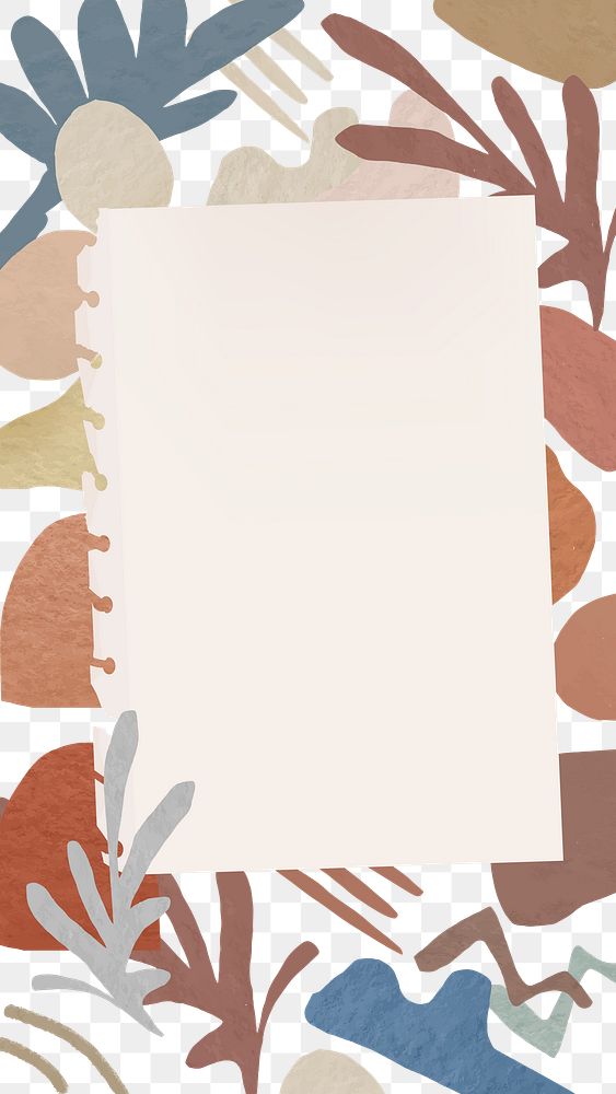 PNG paper note abstract transparent background