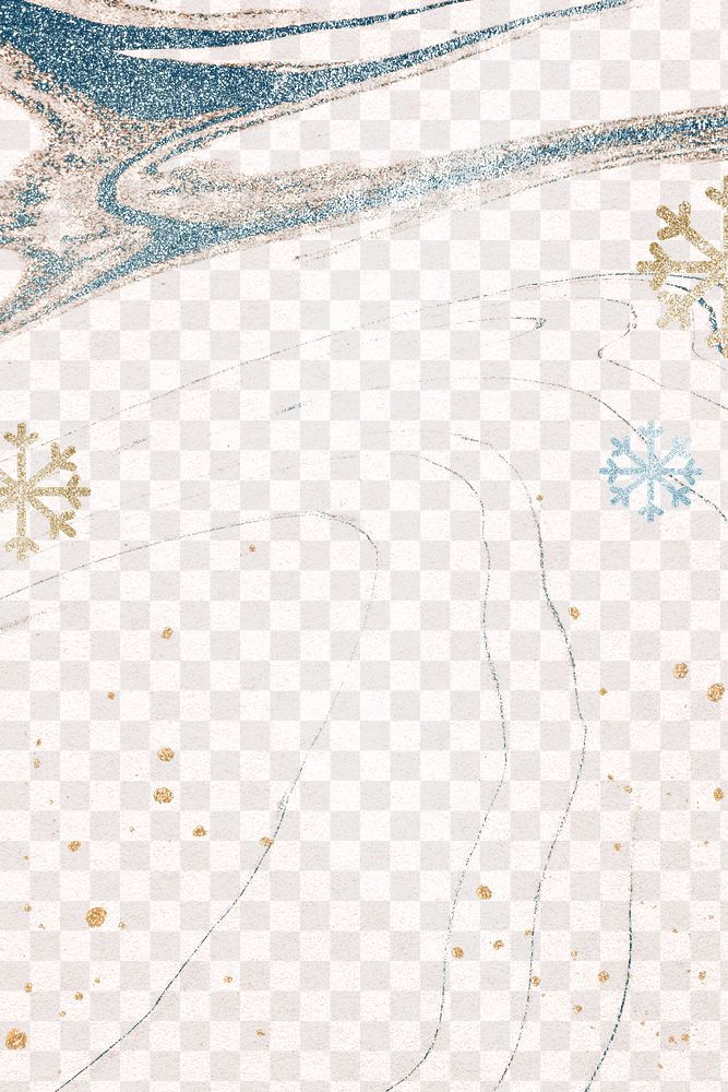 Snow png transparent background, watercolor glitter design
