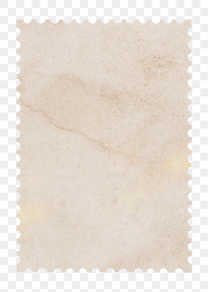 Post stamp png badge, transparent background