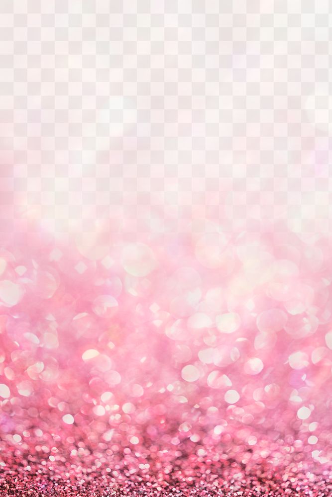Pink sparkles gradient bokeh transparent png