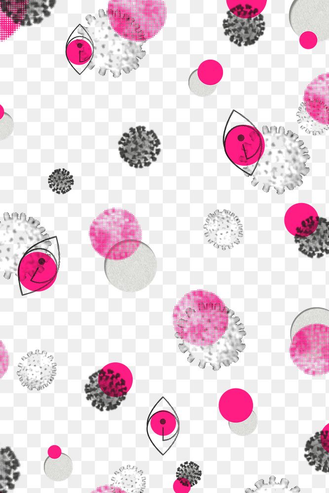 Colorful infectious coronavirus outbreak 