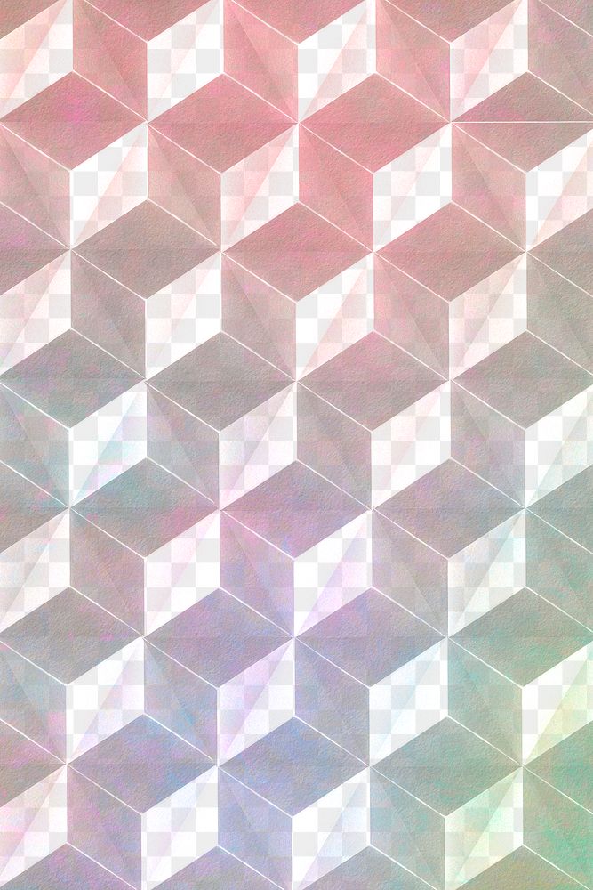 Abstract cubic patterned background design element