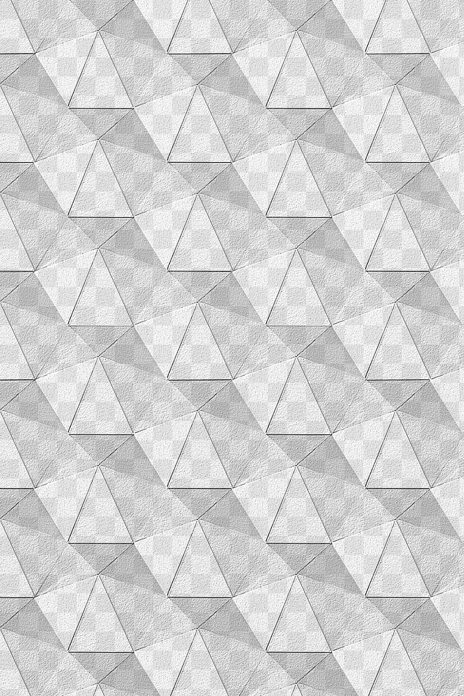 3D gray paper craft heptagonal patterned background design element