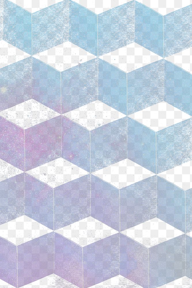 3D dull pastel paper craft cubic patterned background  design element