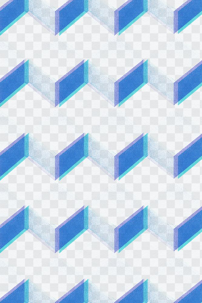 3D gray and blue paper craft cubic patterned background design element