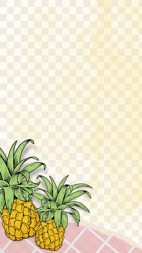 Pineapple background design element