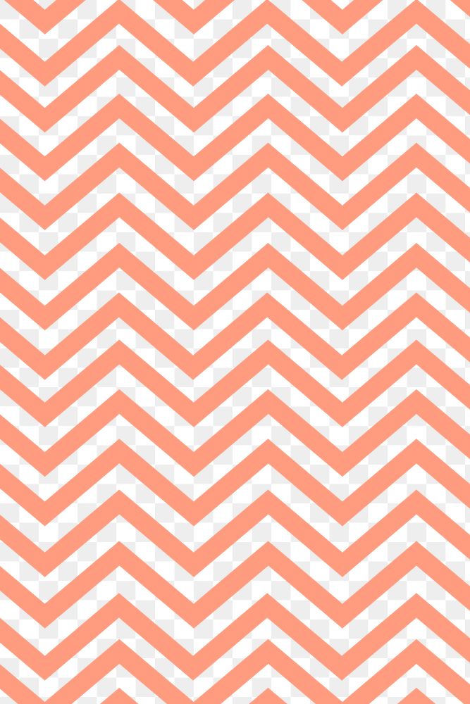 Salmon pink zigzag pattern design element