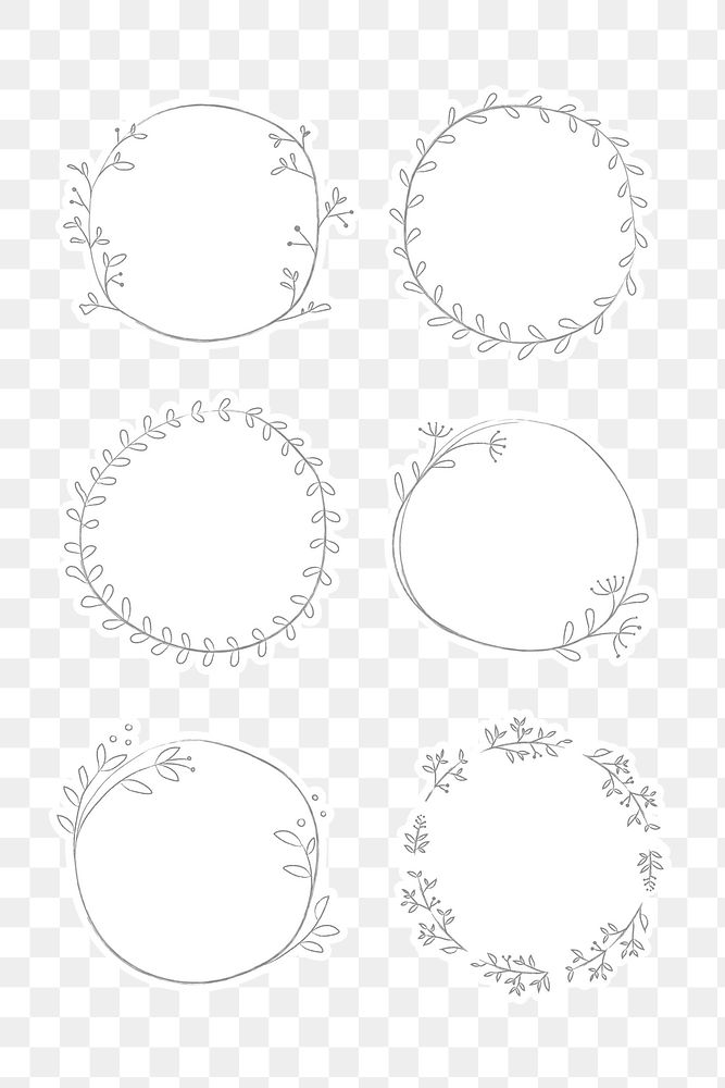 Cute Frames Outline PNG Images | Free Photos, PNG Stickers, Wallpapers