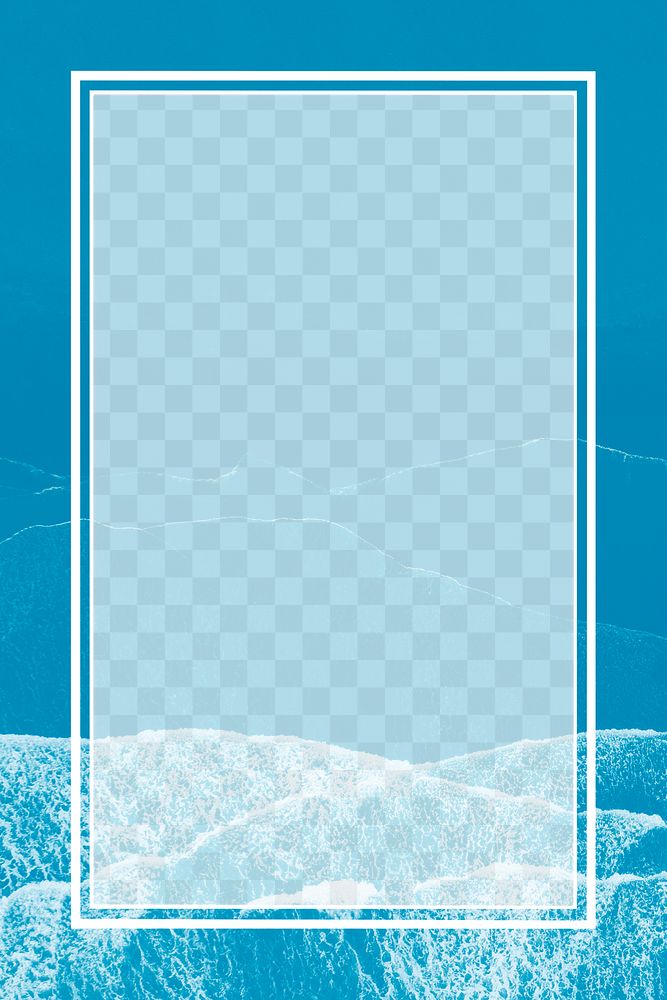 Png Blue texture frame background
