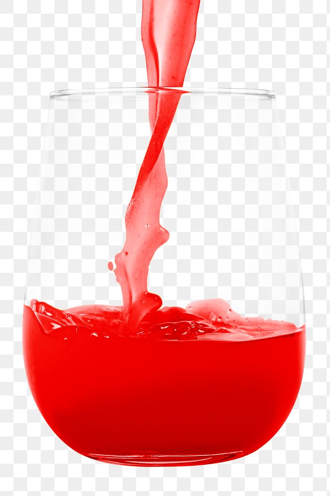 Fresh pomegranate juice in a glass mockup 