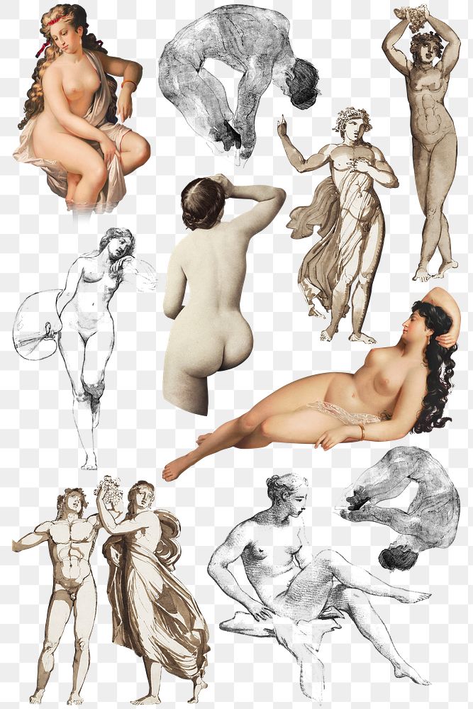 Png nude lady art collection