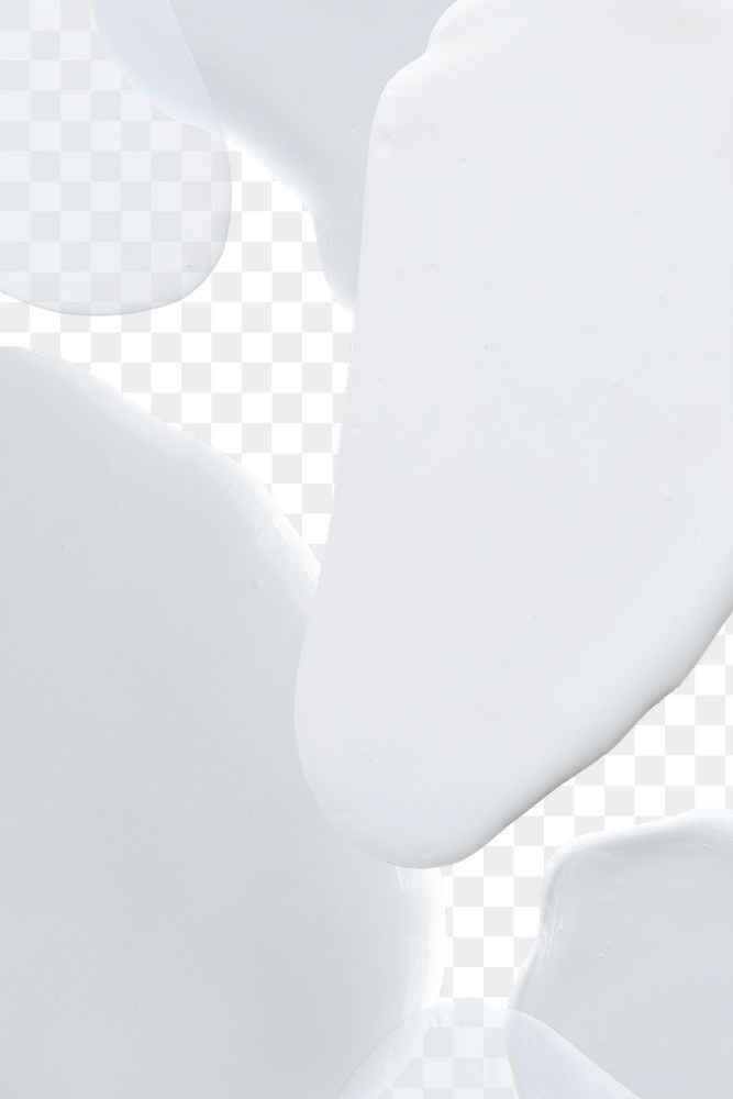 Abstract png white paint transparent