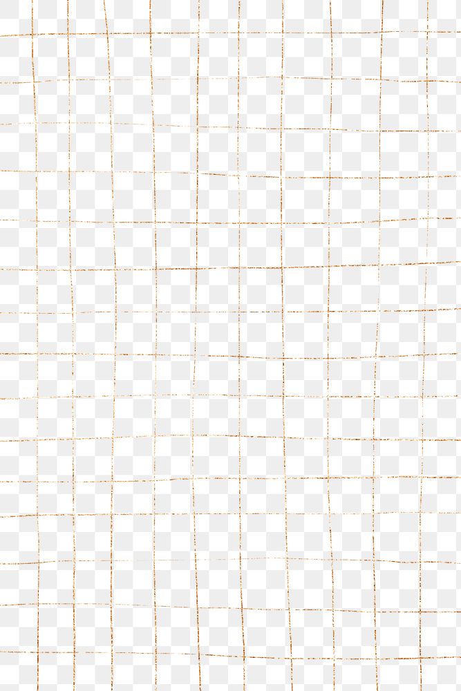 Gold distorted grid line png pattern