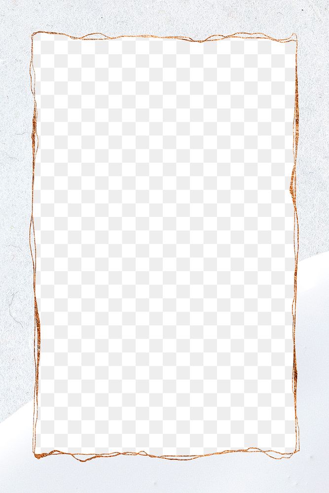 Shimmery frame png gray background