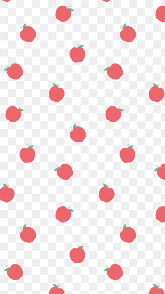 Png apple pattern transparent background