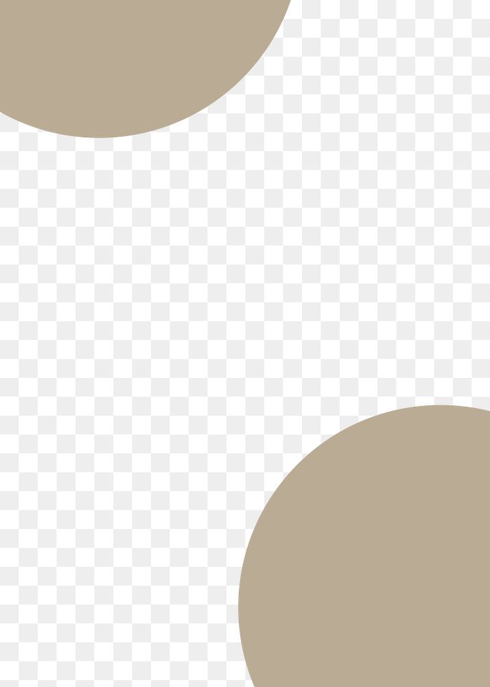 Plain png brown half circles pattern
