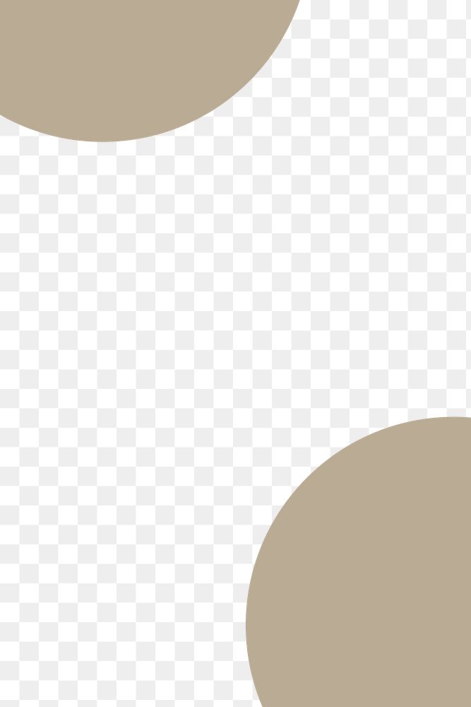 Simple png brown half circles pattern