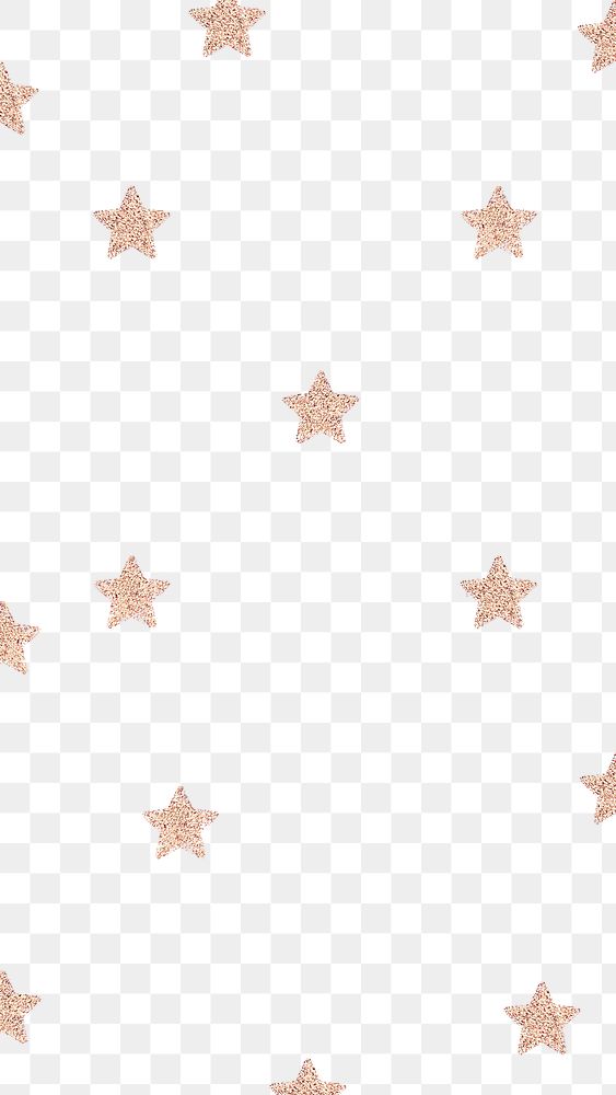 Shimmery png golden stars pattern