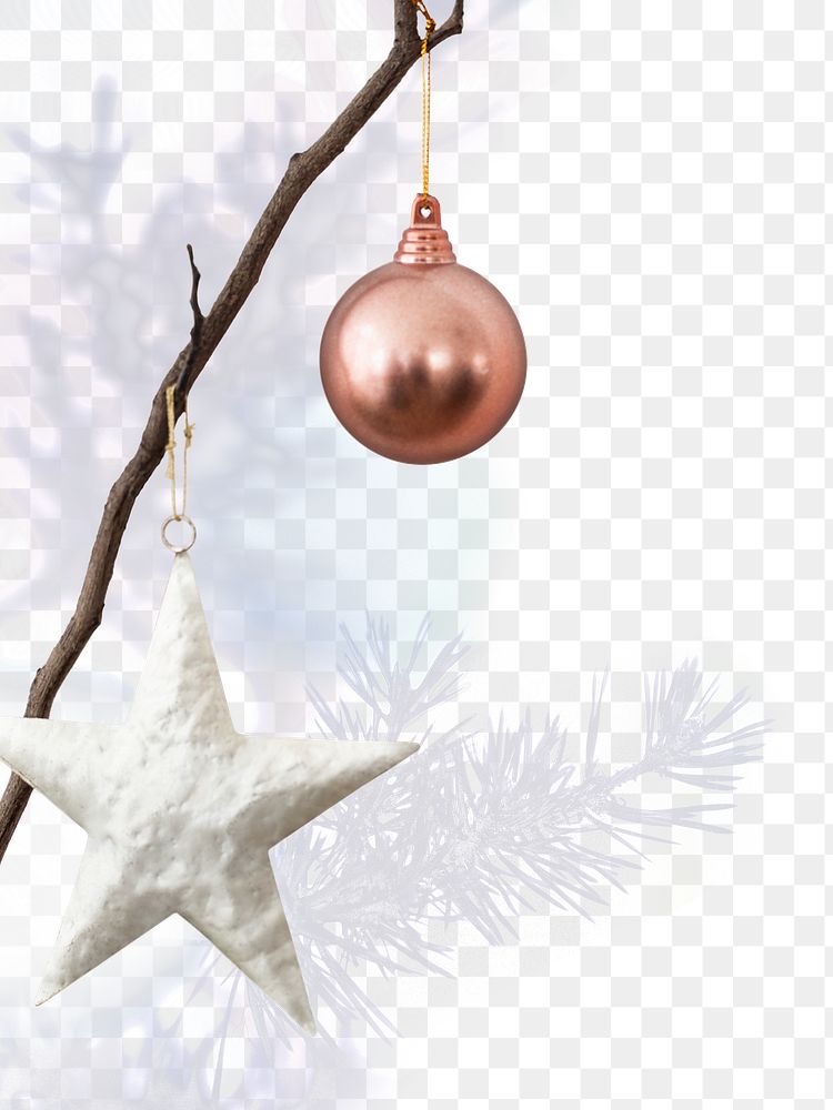Border png festive Christmas tree pattern background
