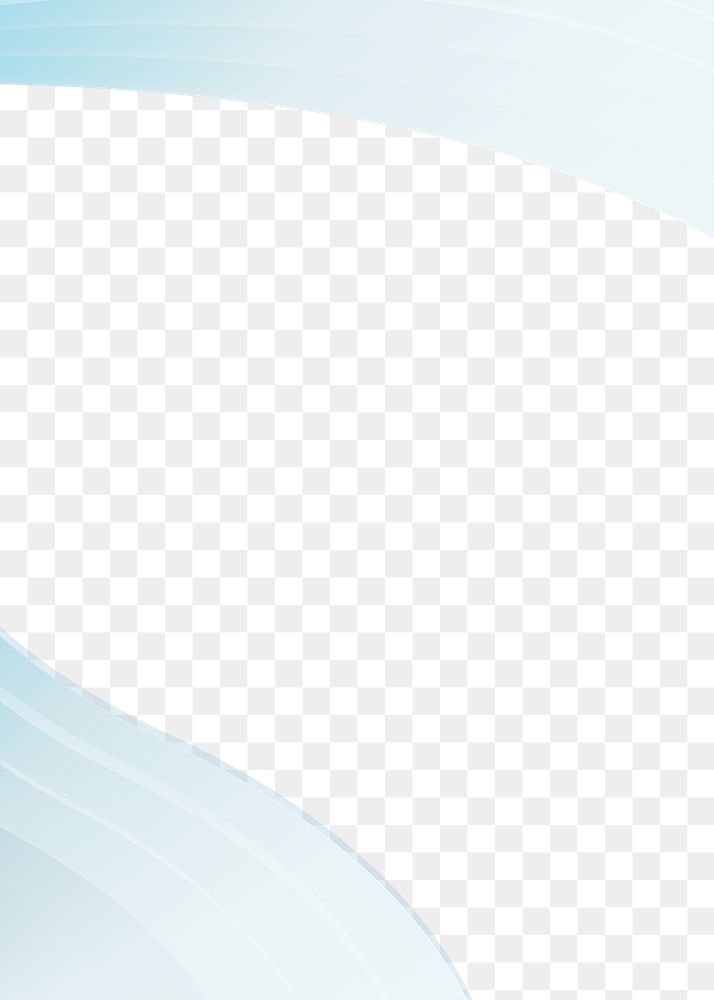 Blue border abstract gradient png background