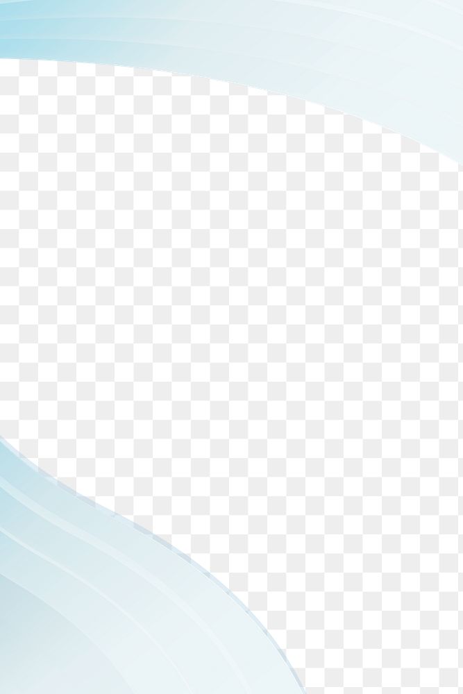 Blue border abstract gradient png background