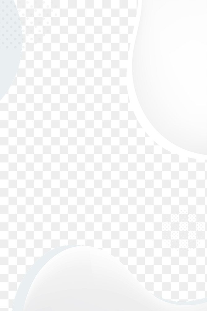 Simple white border png abstract gradient background